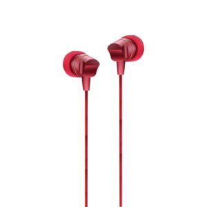 EARPHONE WIRED BRAIDED METAL JR-E207 RED EARPHONE WIRED BRAIDED METAL JR-E207 RED